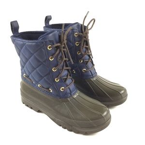 SPERRY Gosling Quilted Waterproof Duck Rain Boot 7